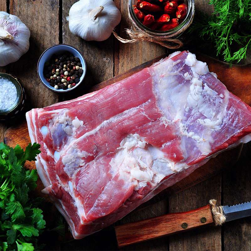 萨曼卡 西班牙进口伊比利亚黑猪去皮去骨五花肉真空包装 西餐烧烤